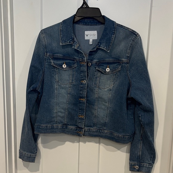 Jessica Simpson Jean Jacket 🔹Classic Blue NWOT - Picture 2 of 5
